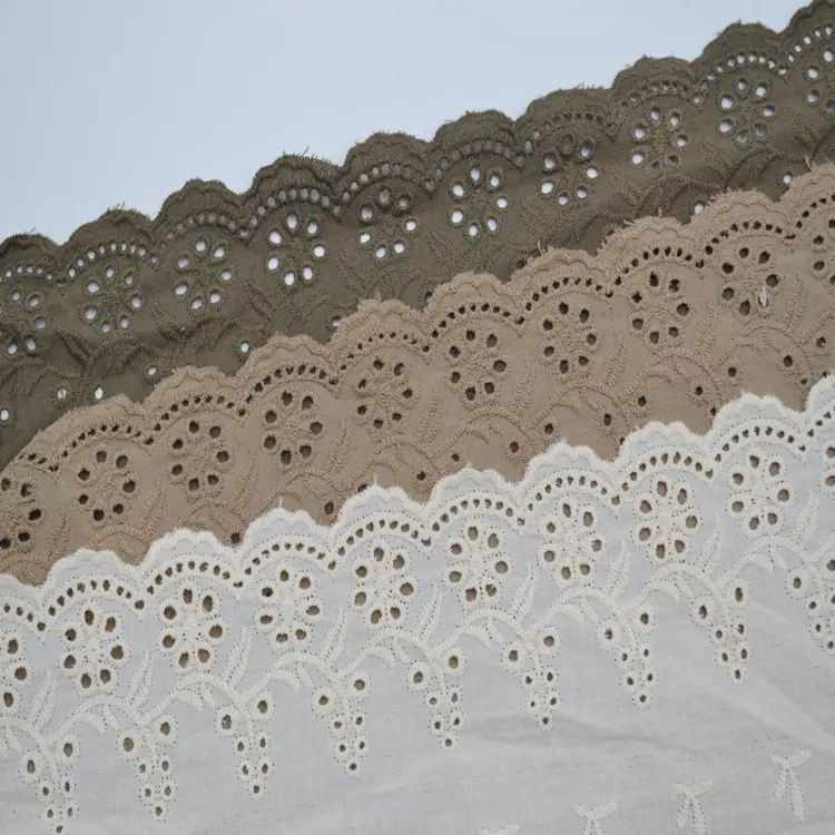 Cotton Voile Embroidery Lace