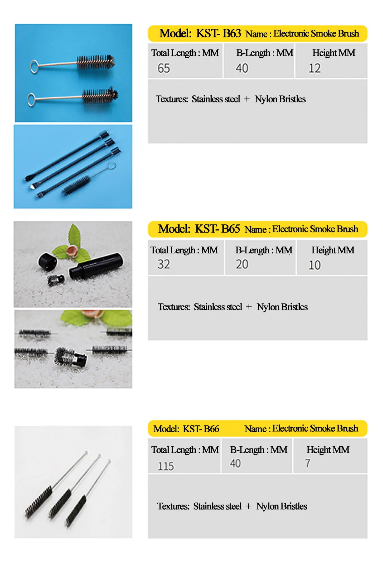 Electronic Smoke Brush Set
