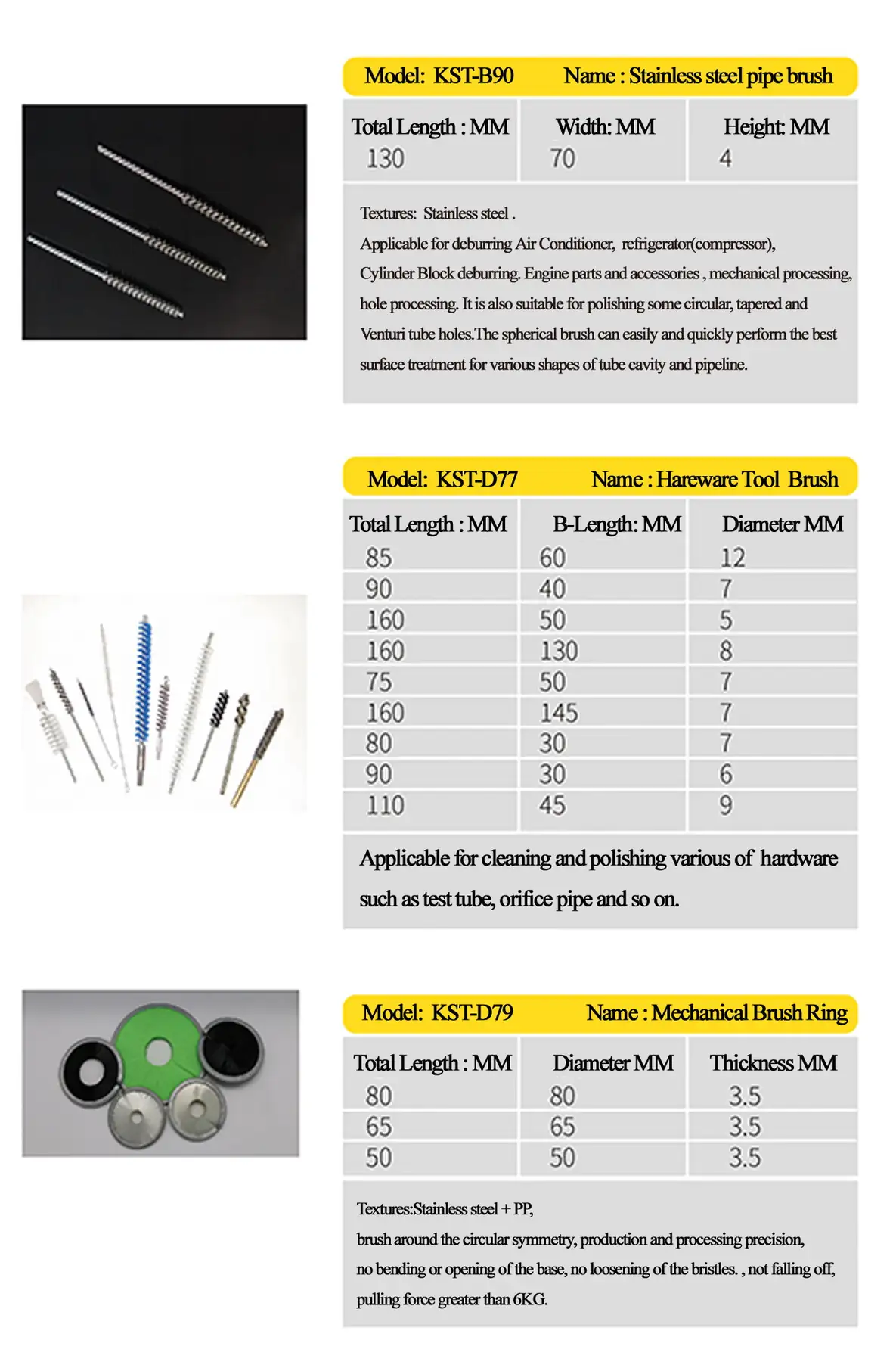 Stainless Steel Pipe Brush