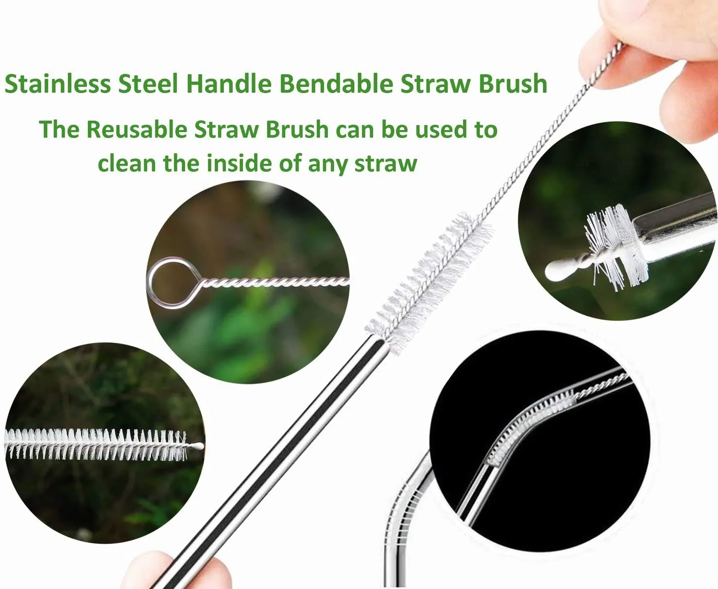 Long Straw Cleaning Brush or Multiple Size
