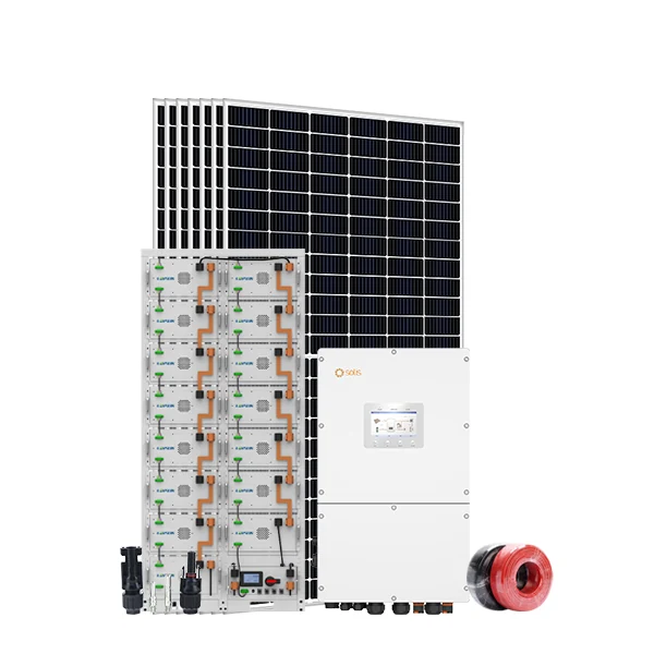 30-50KW Commercial Hybrid Solar System With Solis Inverter complete solar kit components