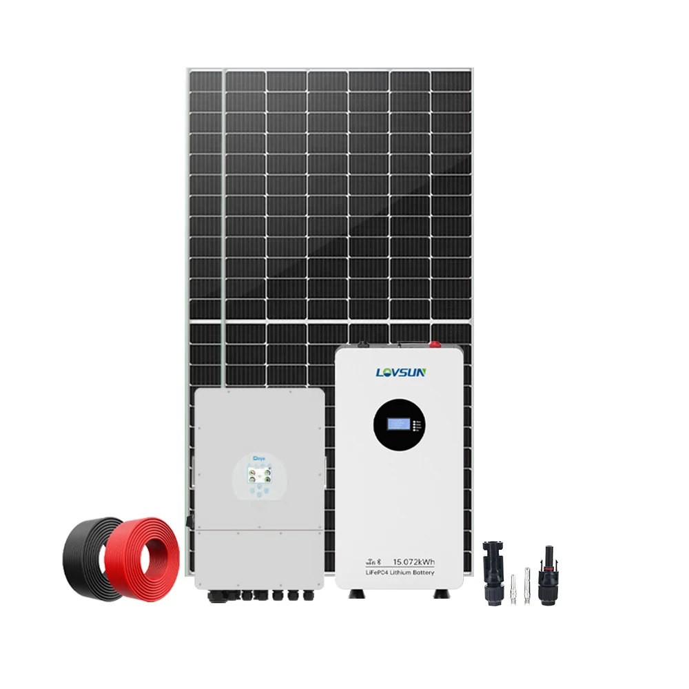 EU Standard 5~50kw Hybrid Solar System Kit complete solar kit components