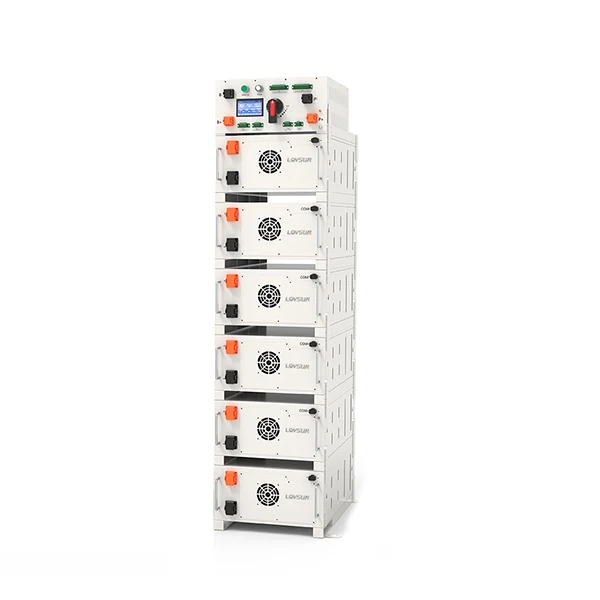 High Voltage 51.2V Rack Mounted LifePO4 battery 16-265kWh lithium storage battery front view
