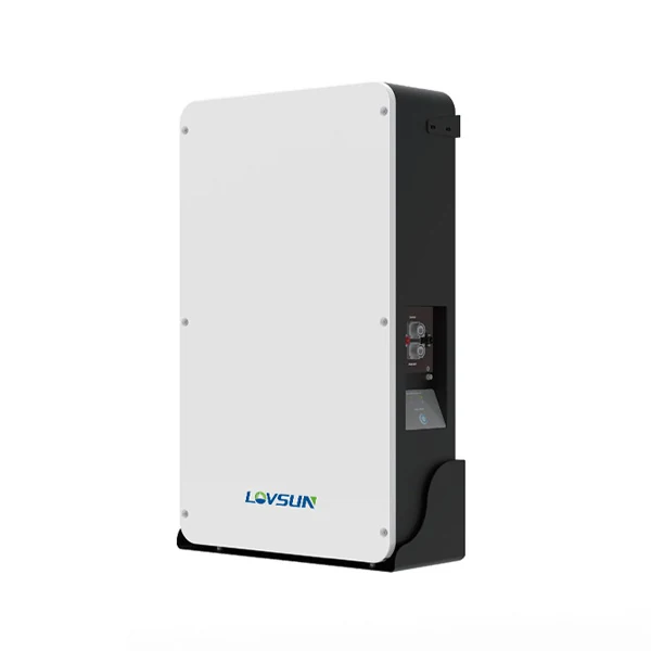 Lovsun IP65 Wall-mounted 5kWh 10kWh Lithium Battery mounted in a storage installation