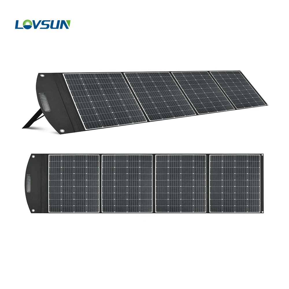 Lovsun Foldable Solar Panel 400W photovoltaic module front view