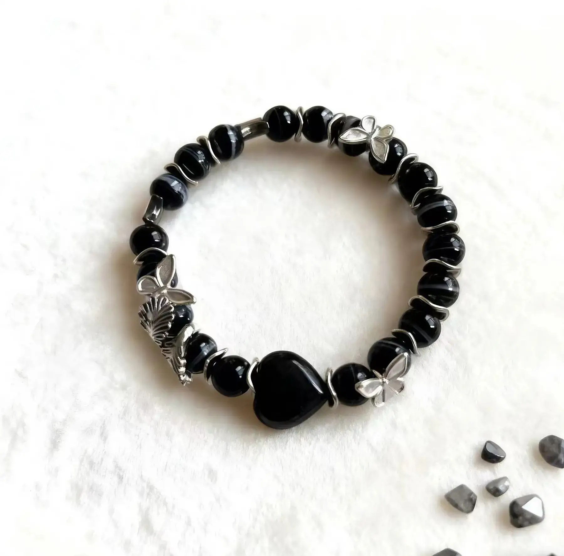 Lumenlily Crystal handmade natural crystal bracelet - Packed To Arrive Ready To Wear