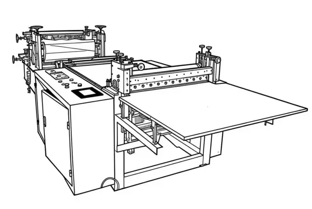 Aluminum Foil Cutting Machine supplied through LUMSOURCING sourcing service