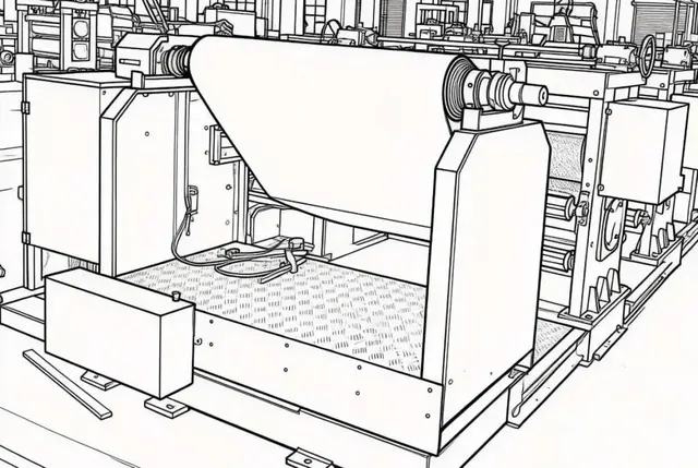 Aluminum Foil Embossing Machine supplied through LUMSOURCING sourcing service