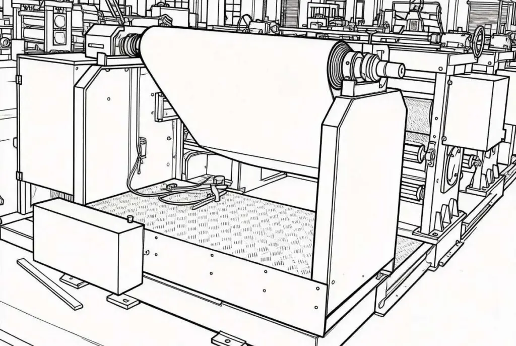 Aluminum Foil Embossing Machine supplied through LUMSOURCING sourcing service