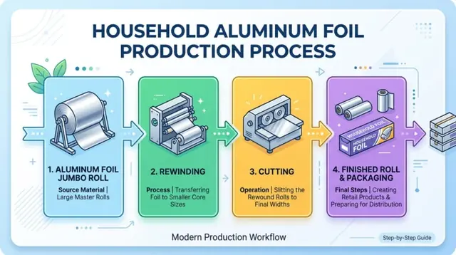 How to Set Up a Household Aluminum Foil Roll Manufacturing Business?