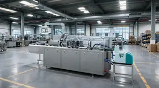 Aluminum Foil Small Roll Cartoning Machine supplied through LUMSOURCING sourcing service