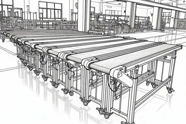 Belt Conveyor supplied through LUMSOURCING sourcing service