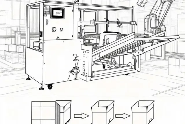 Carton Erector Machine supplied through LUMSOURCING sourcing service