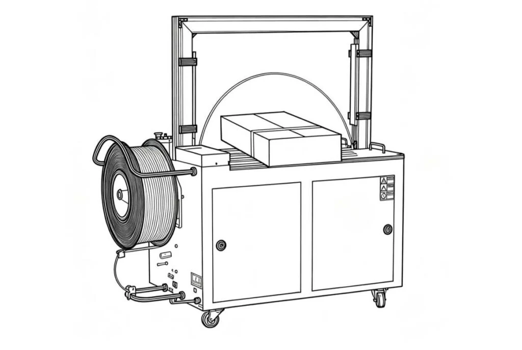 Carton Strapping Machine supplied through LUMSOURCING sourcing service