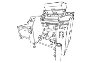 Cling Film Rewinding Machine supplied through LUMSOURCING sourcing service