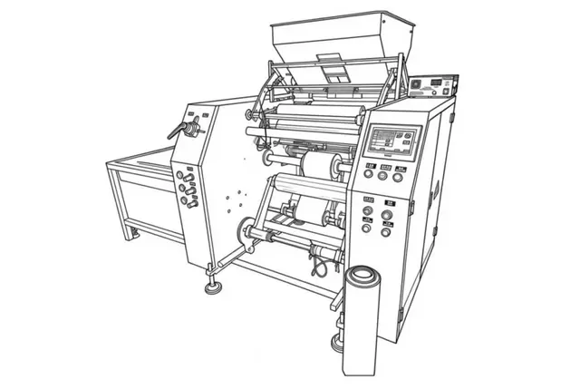 Cling Film Rewinding Machine supplied through LUMSOURCING sourcing service