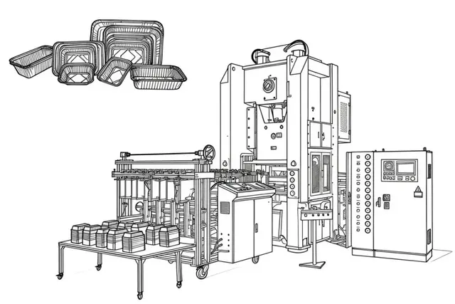 Aluminum Foil Container Machinery
