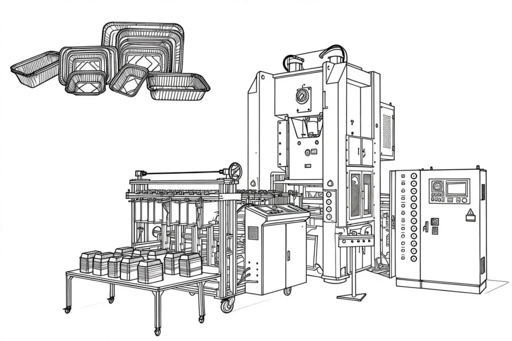 Aluminum Foil Container Machinery