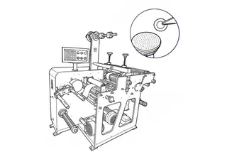 Hookah Foil Rewinding Machine supplied through LUMSOURCING sourcing service