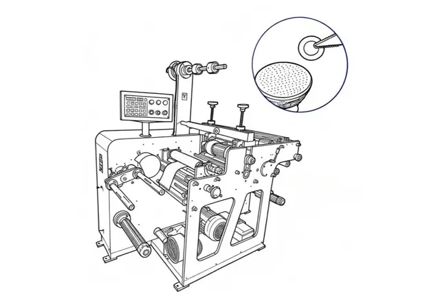 Hookah Foil Rewinding Machine supplied through LUMSOURCING sourcing service