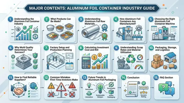 The Complete Guide to Starting an Aluminum Foil Container Manufacturing Business: From Investment to Profit
