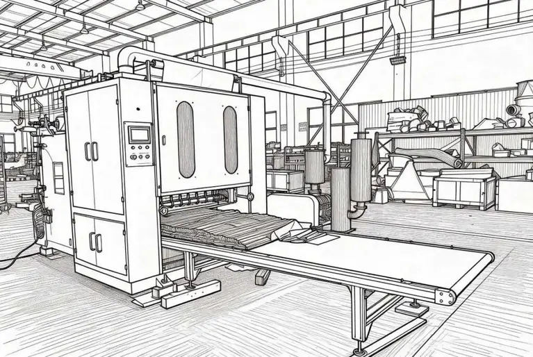 Pop Up Paper Sheet Making Machine supplied through LUMSOURCING sourcing service