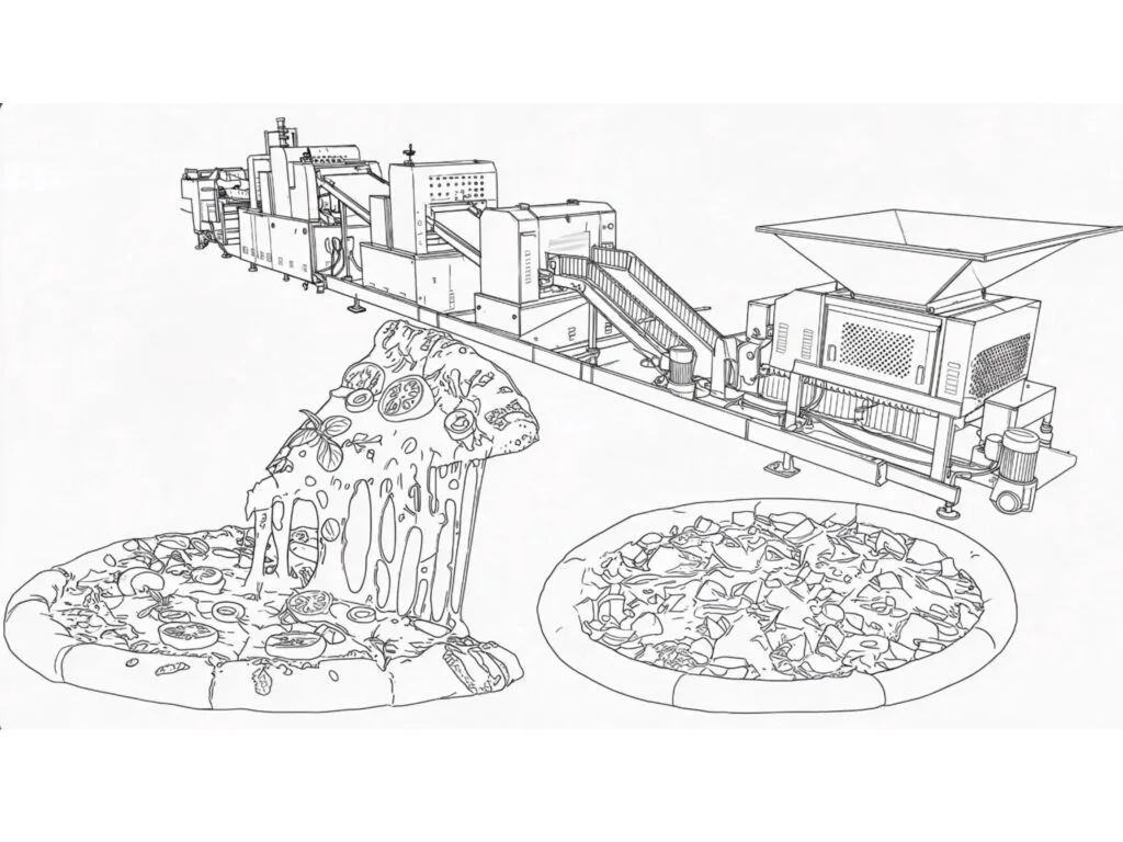 Pizza Base Maker Machine supplied through LUMSOURCING sourcing service