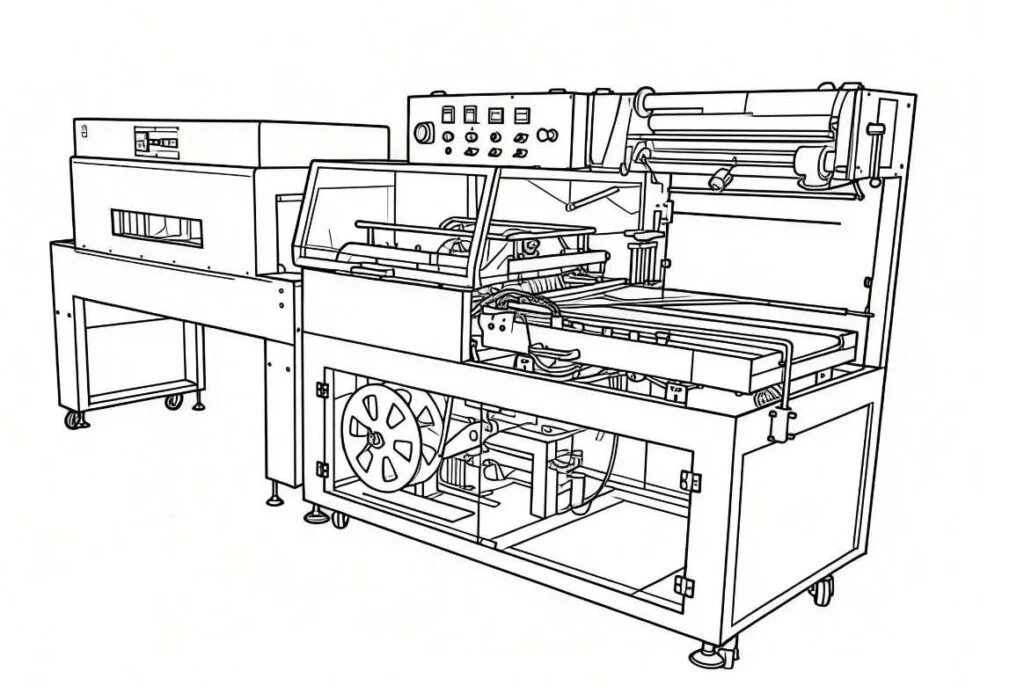 Plastic Shrink Wrap Machine supplied through LUMSOURCING sourcing service
