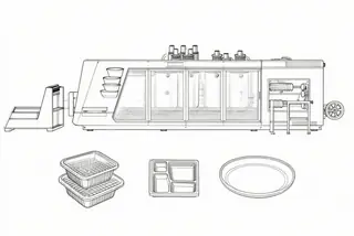 Plastic Thermoforming Machine supplied through LUMSOURCING sourcing service