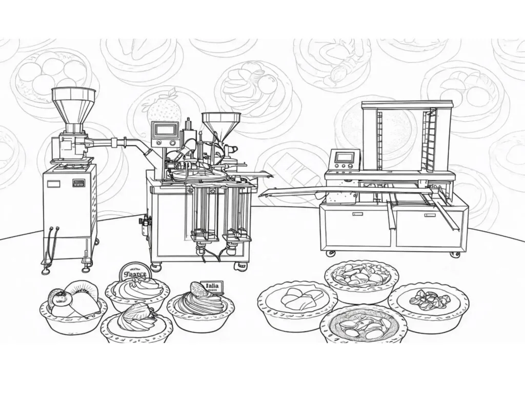 Tartlet production line for bakery manufacturers
