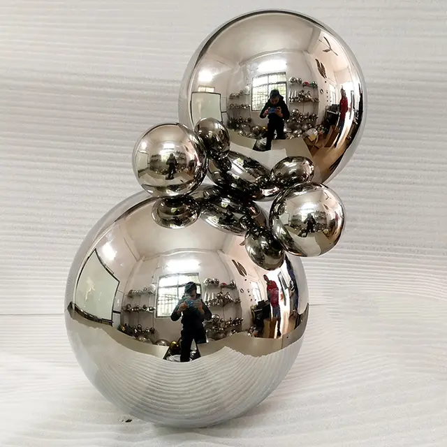Custom office furnishings, mini sculptures—Bean in close view