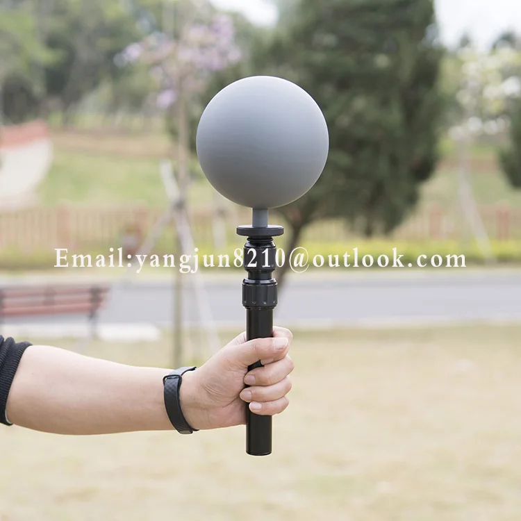 12 cmVFX-HDRI Profession Camera Reflector Stainless Steel Hollow Sphere Photographic Props Set
