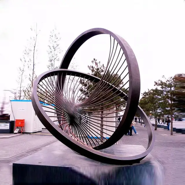 Abstract Stainless Steel Garden Art Metal Sculpture