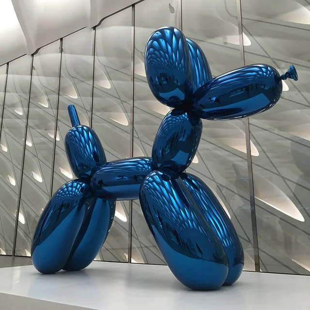Outdoor Large Abstract Stainless Steel Modern Garden Sculpture seen from another angle