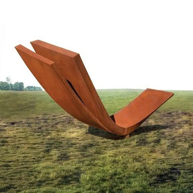 Modern Unique Metal Garden Corten Steel Art Sculpture