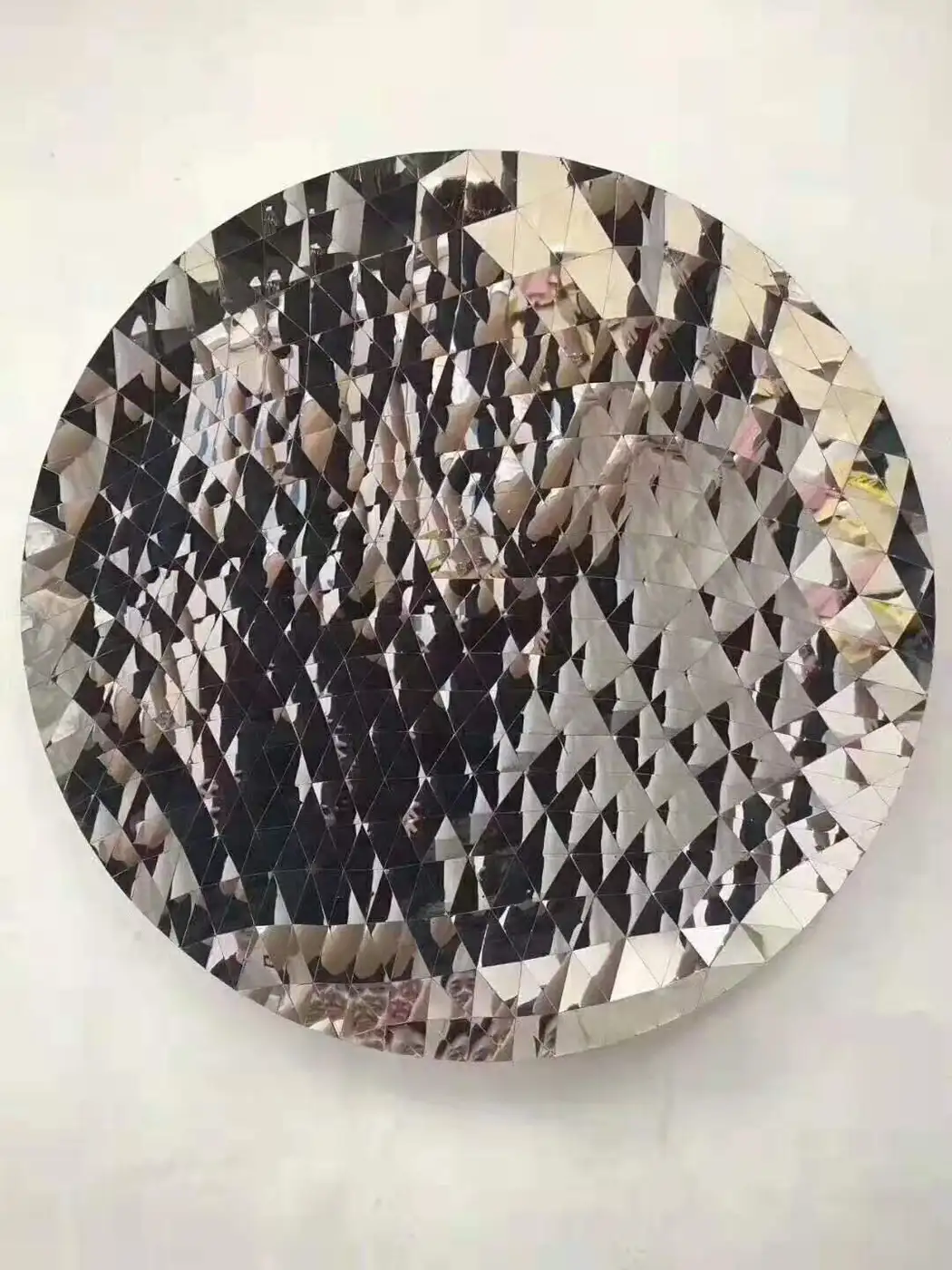 Home Decoration Metal Mirror Stainless Steel Wall Sculpture