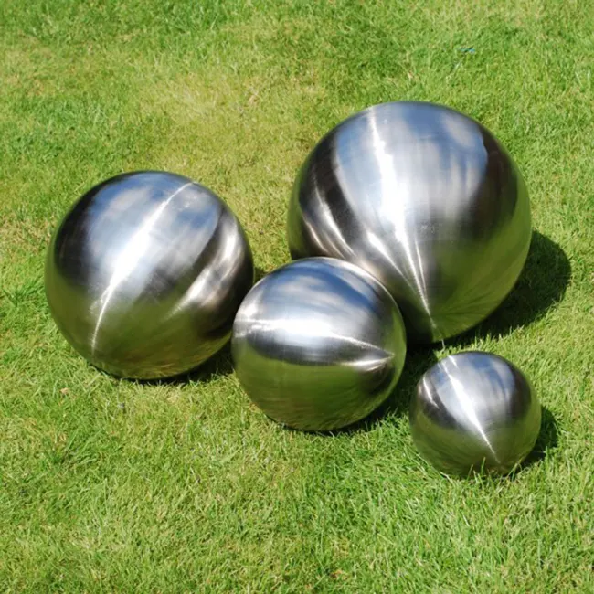 Half hollow aluminum sphere stainless steel hemisphere