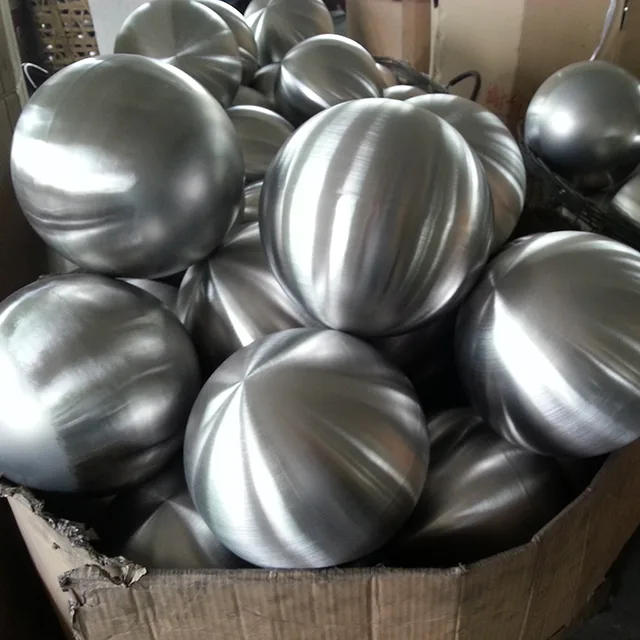 Professional custom stainless steel wire drawing ball factory direct sales in close view