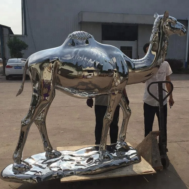 Custom 304 /316 Modern Outdoor stainless Steel Sculpture stainless Steel concave Mirror Home Jewelry Decoration