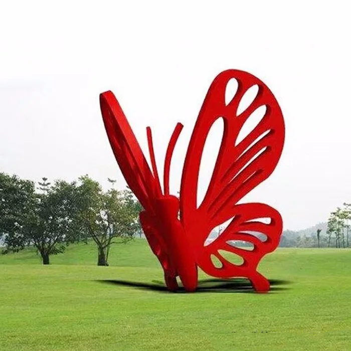Abstract Art Metal Stainless Steel Outdoor Sculpture For Sale