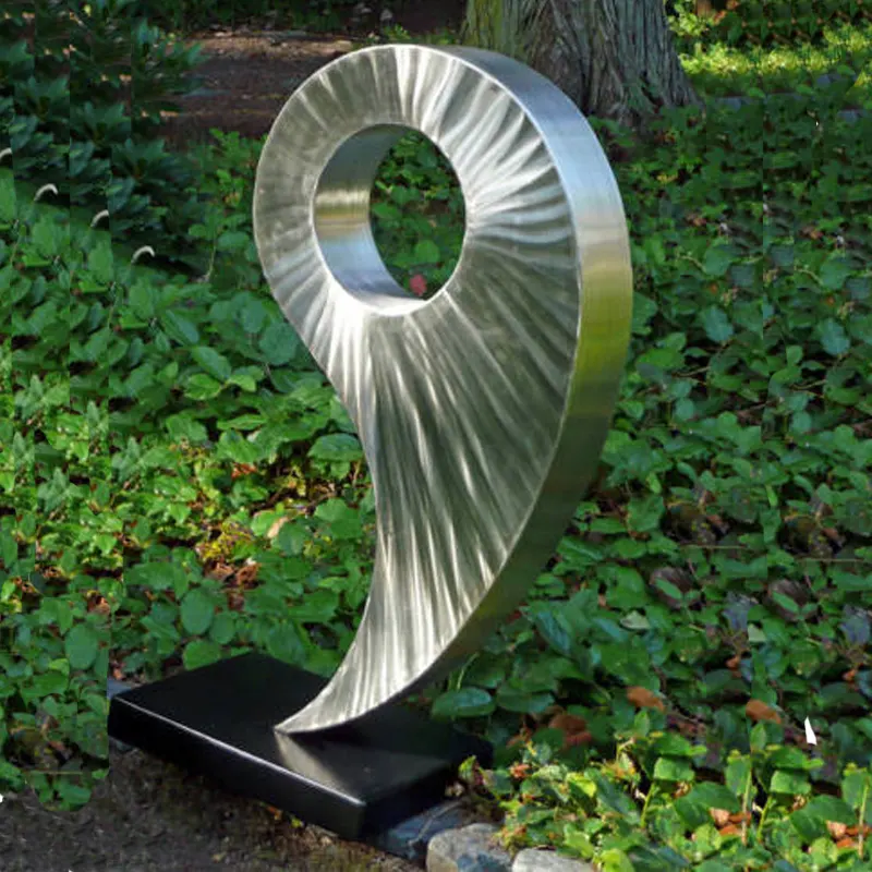 Contemporary Outdoors Stainless Steel Garden Decoration Metal Yard Sculpture