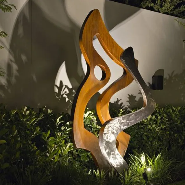 Corten Steel Rusty Outdoor Metal Garden Art Wholesale