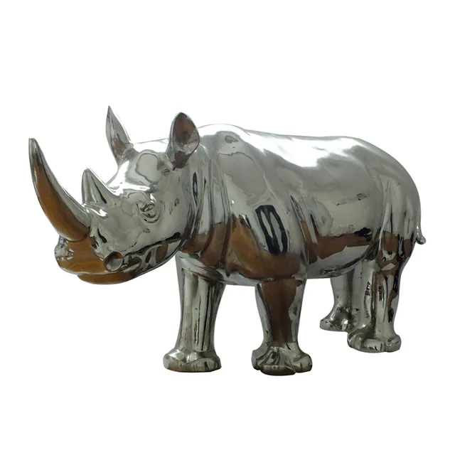 Stainless steel sphere Large stainless steel sculpture—Rhino