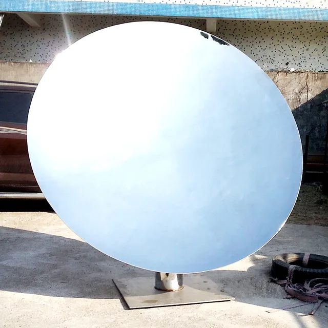 Large Outdoor Abstract Stainless Steel sphere Sculpture stainless steel art sculptures —Concave mirror sculpture