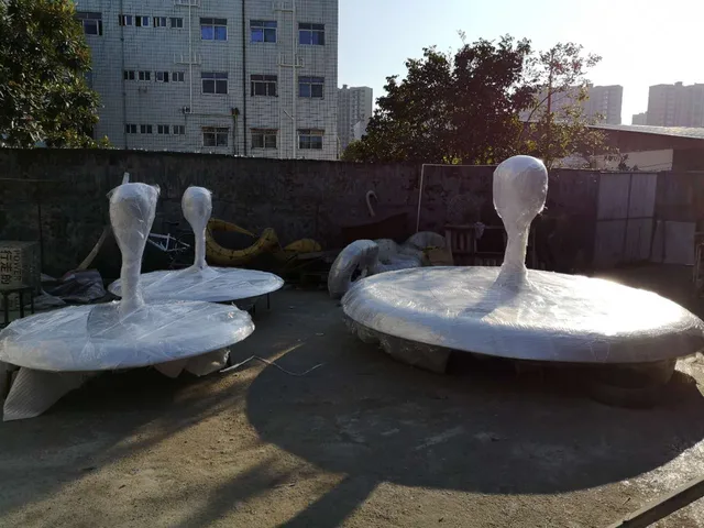 3600mm Stainless Steel Water Drops Sculpture