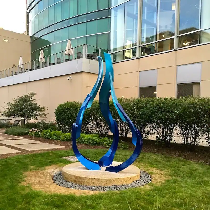Famous sculptor Outdoor Garden Park Square stainless steel Sculpture
