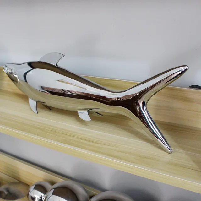 Custom office furnishings, mini sculptures—fish seen from another angle