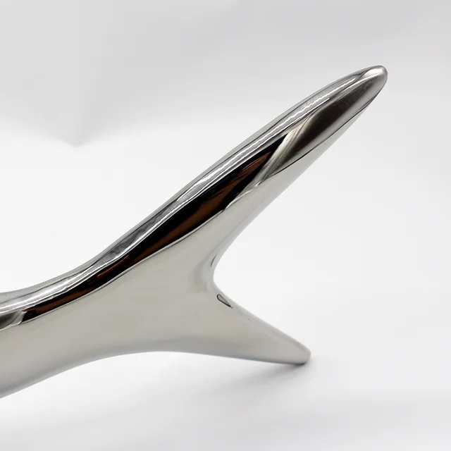 Custom office furnishings, mini sculptures—fish from the side