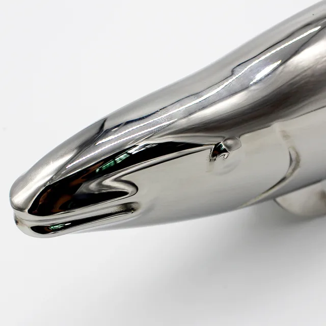 Custom office furnishings, mini sculptures—fish shown in its setting