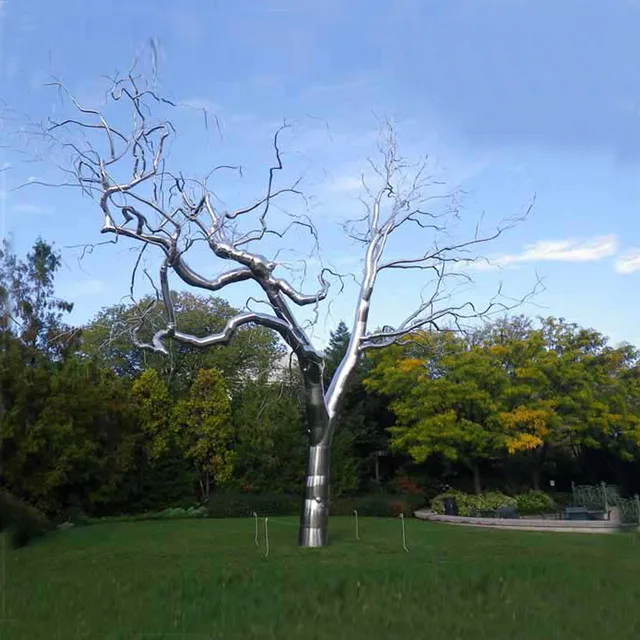 Large Stainless steel Tree sculpture for city decoration